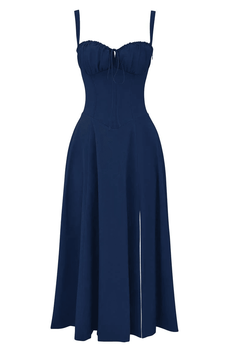 Women's Floral Strapless Summer Dress