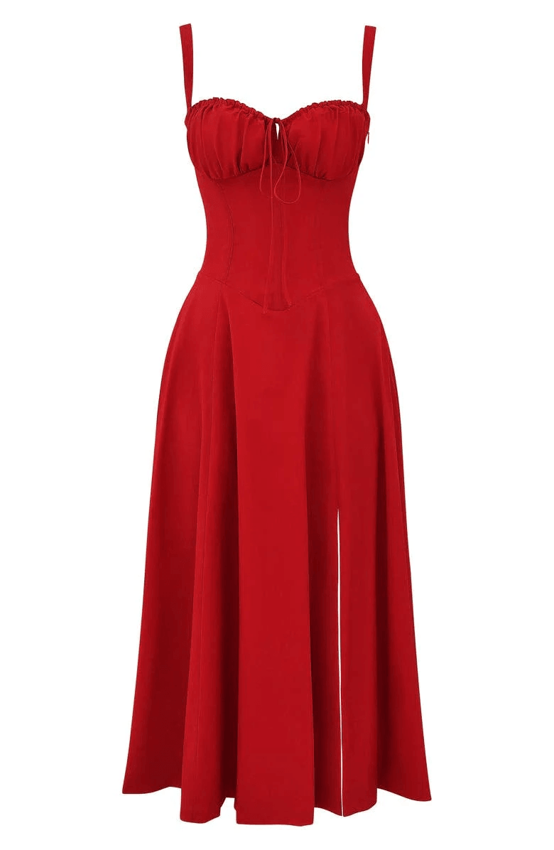 Women's Floral Strapless Summer Dress