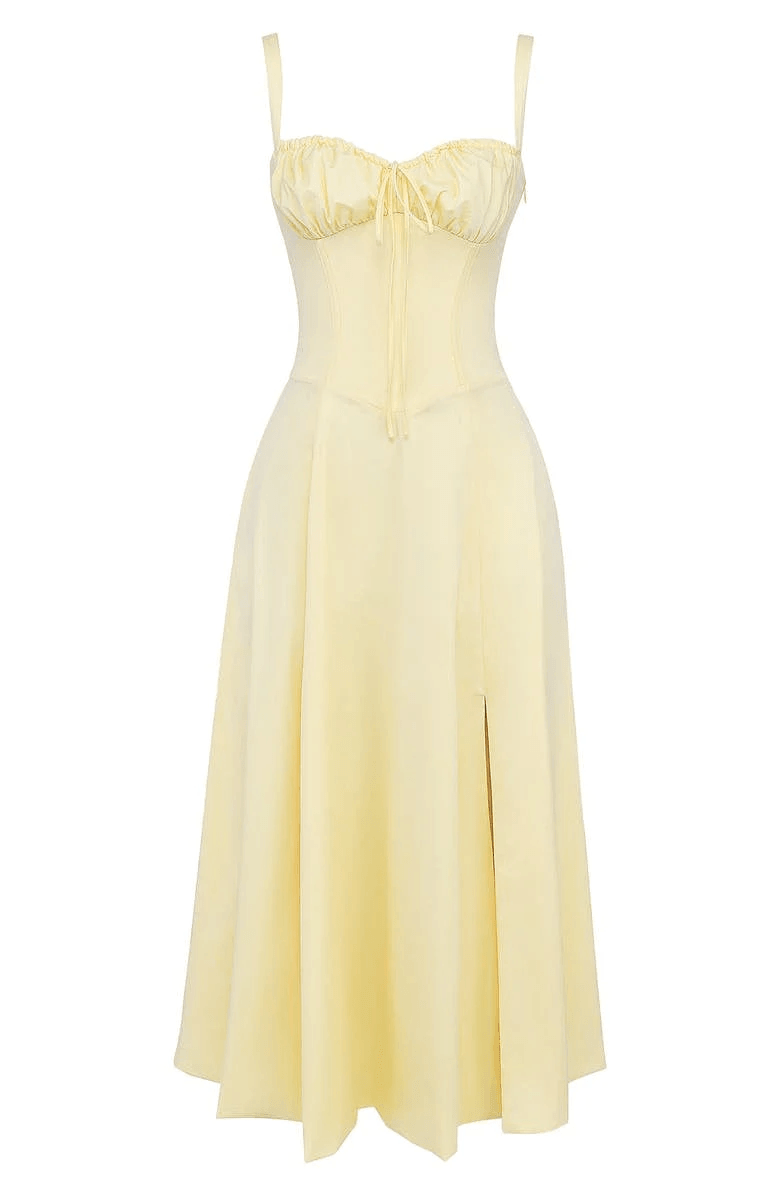 Women's Floral Strapless Summer Dress