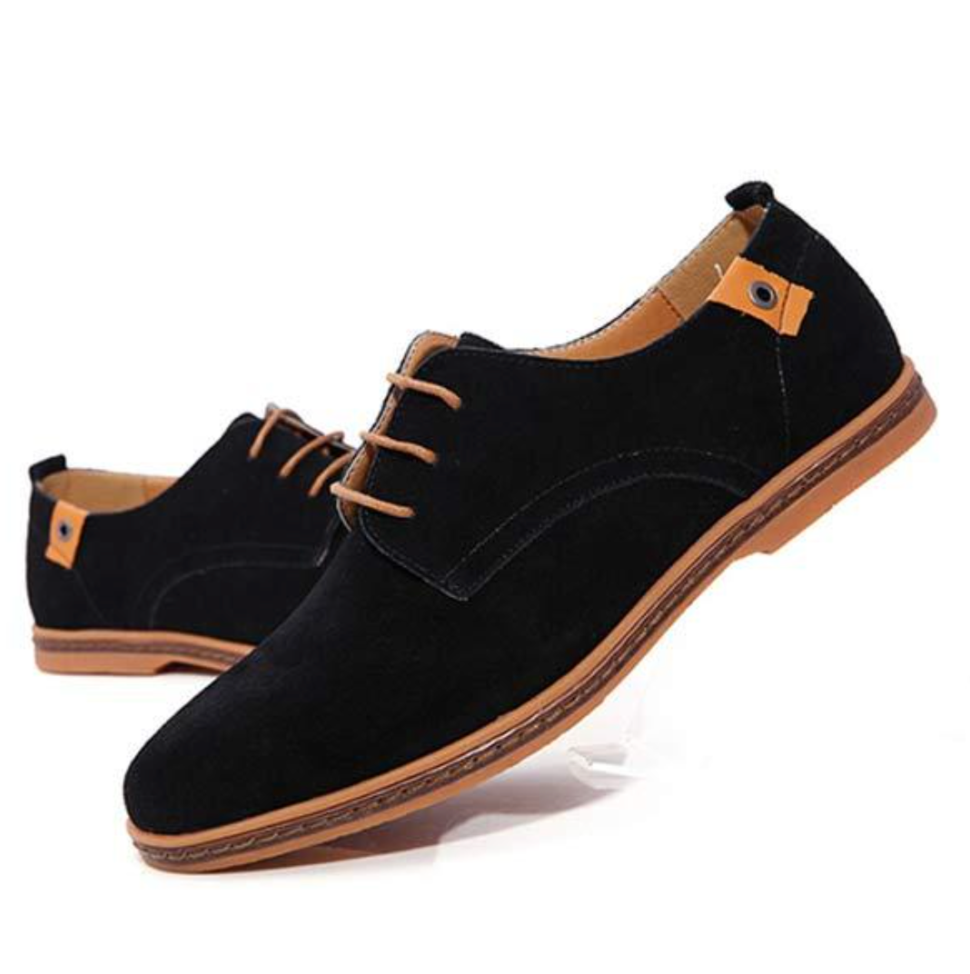 Men's Leather Style Lace-Up Shoes | Smart Casual Everyday Wear