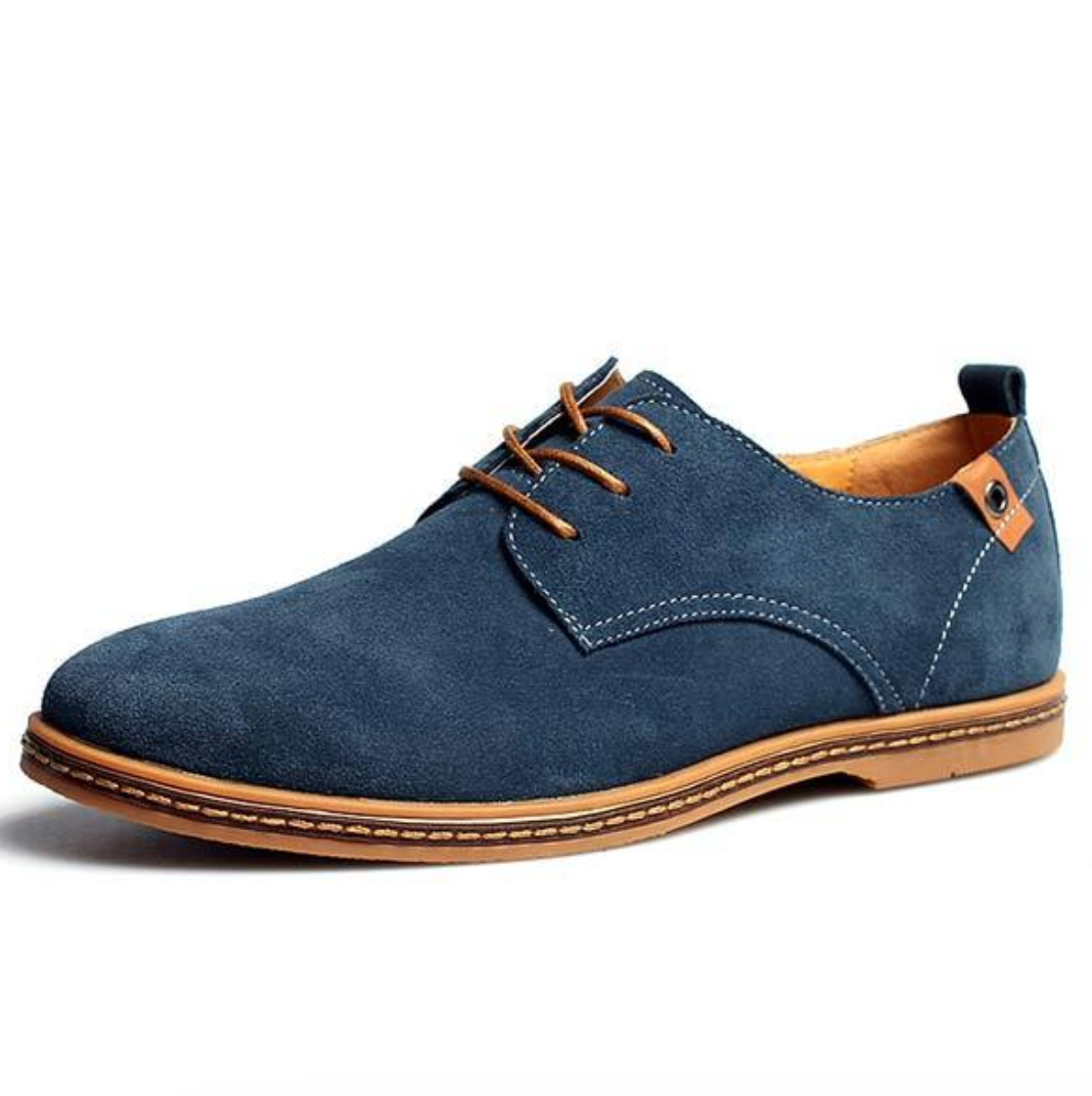 Men's Leather Style Lace-Up Shoes | Smart Casual Everyday Wear