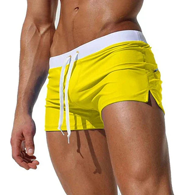 Men's Lightweight Swim Shorts | Quick-Dry Drawstring Beachwear