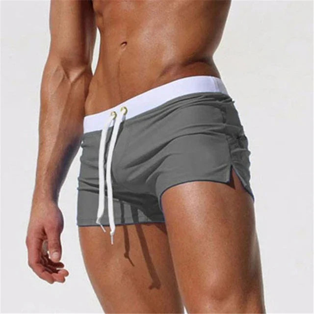 Men's Lightweight Swim Shorts | Quick-Dry Drawstring Beachwear