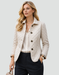 Women's Quilted Button-Up Jacket | Lightweight Transitional Coat