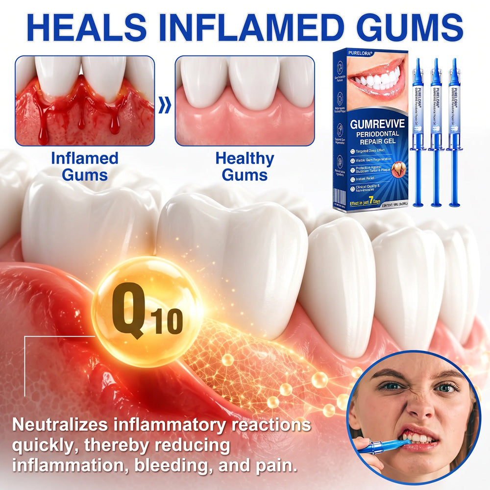 🦷𝑷𝒖𝒓𝒆𝒍𝒐𝒓𝒂® GumRevive periodontal repair gel