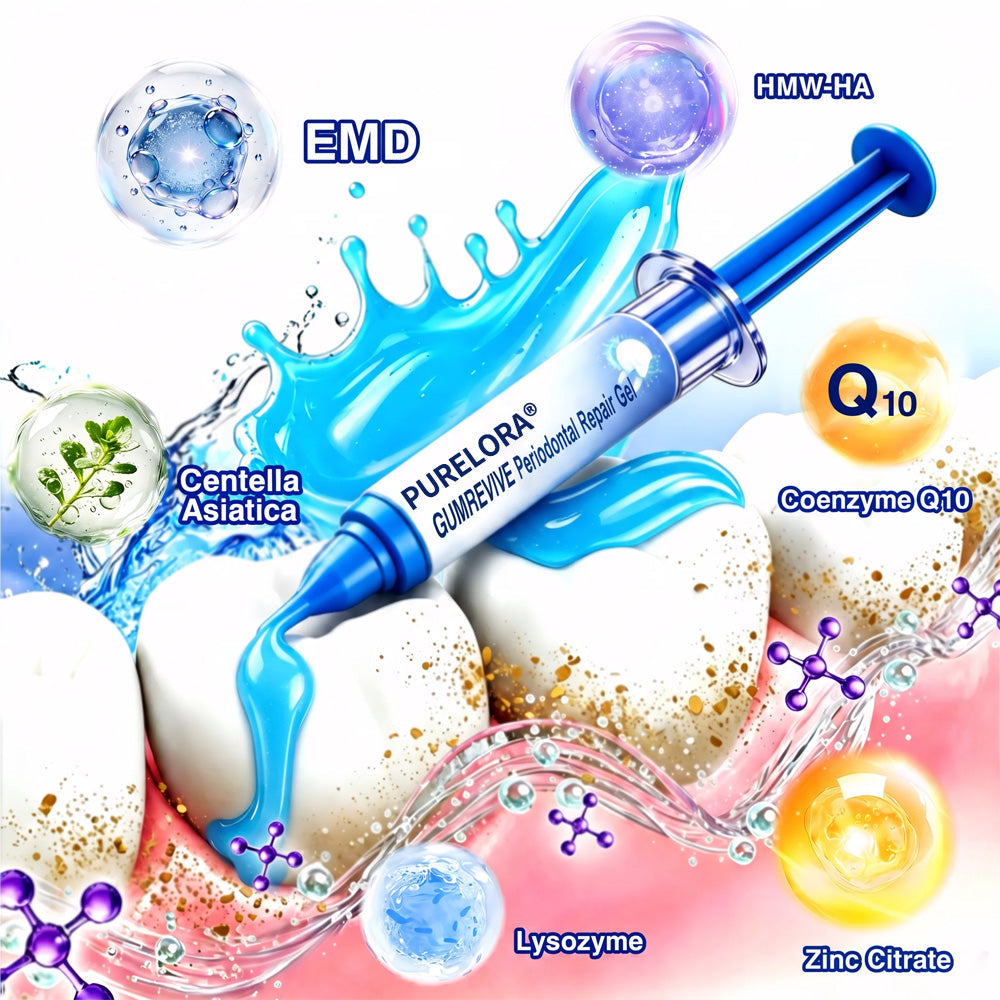 🦷𝑷𝒖𝒓𝒆𝒍𝒐𝒓𝒂® GumRevive periodontal repair gel