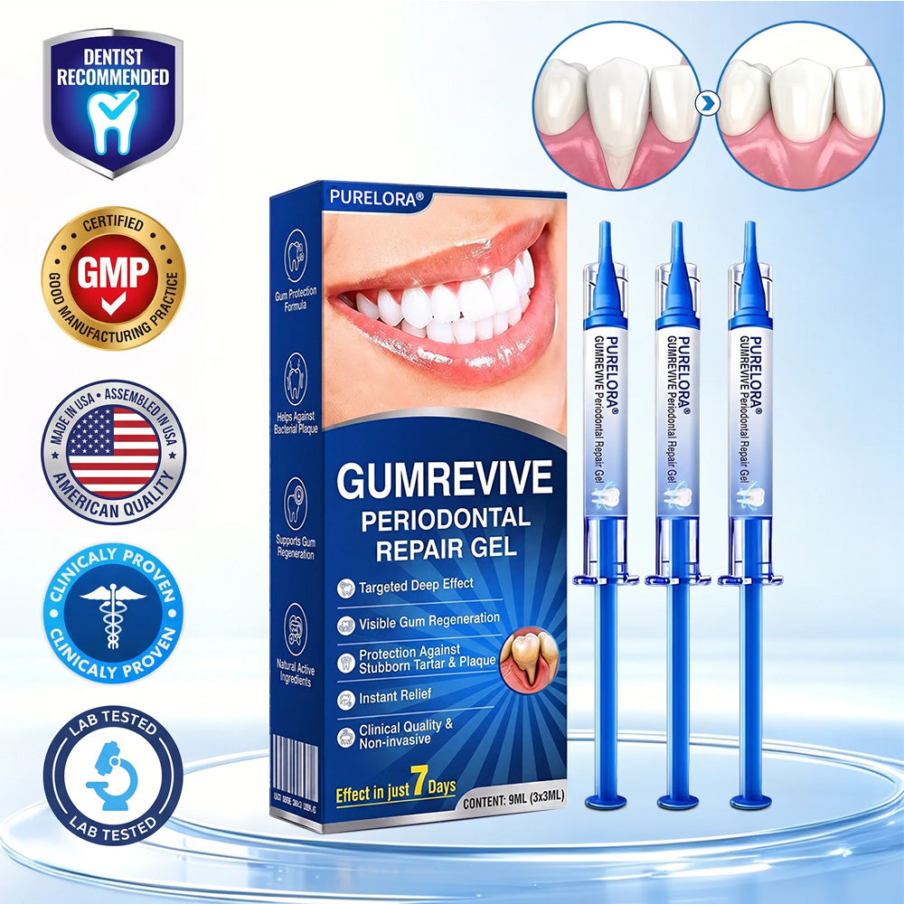 🦷𝑷𝒖𝒓𝒆𝒍𝒐𝒓𝒂® GumRevive periodontal repair gel