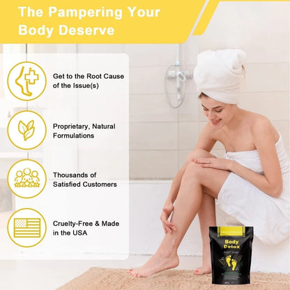 Spa Kit — Ionic Foot Bath, Herbal Patches & Soak Beads