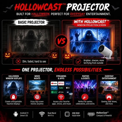 HollowCast™ — Halloween Window Projector