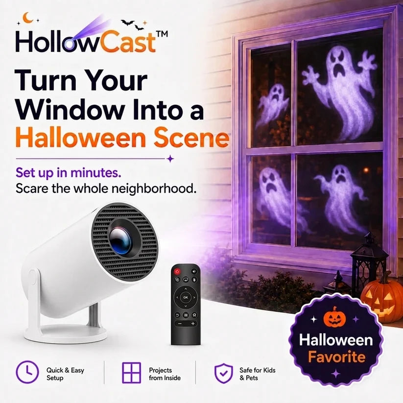 HollowCast™ — Halloween Window Projector