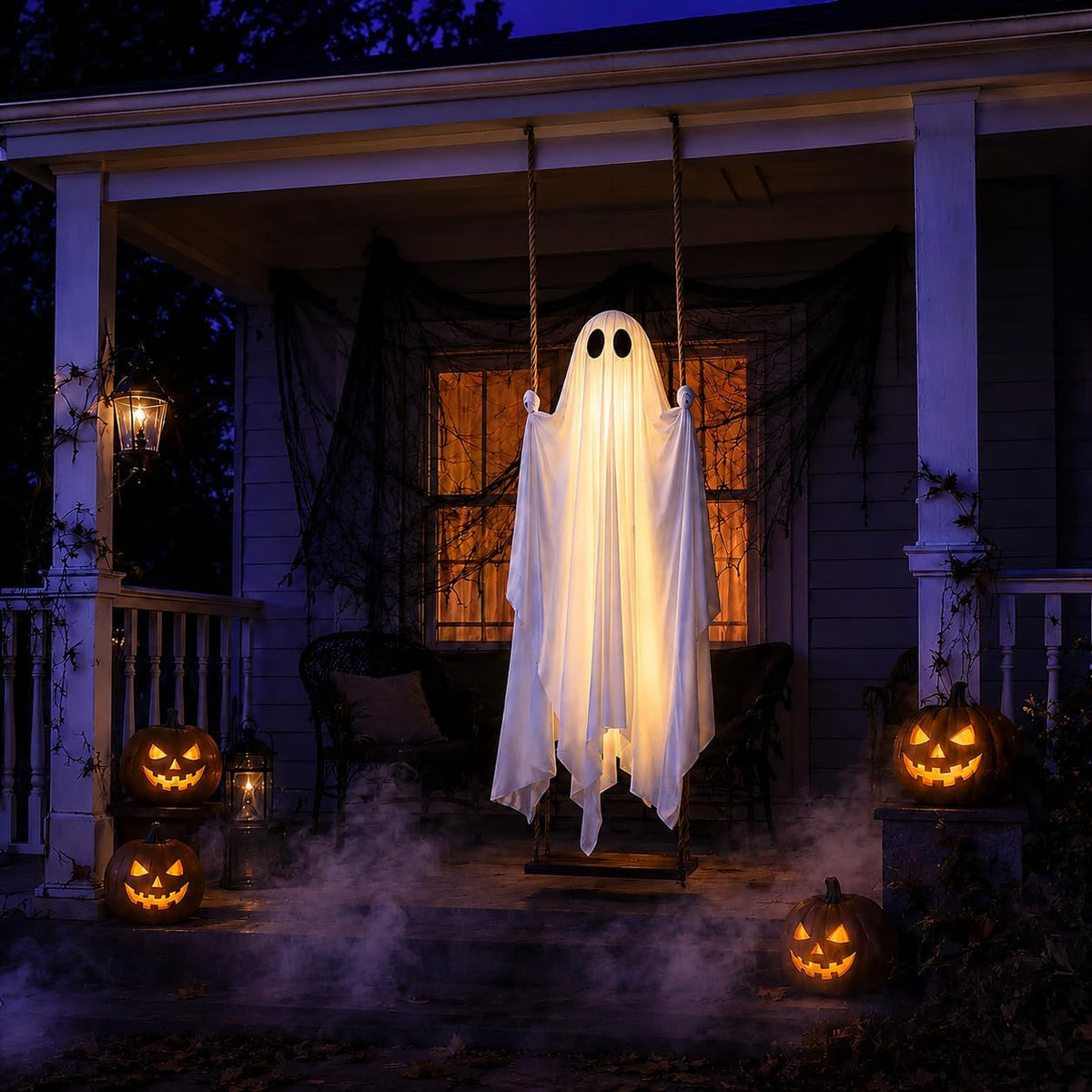 Boo & Bough™ Glowing Ghost Swing