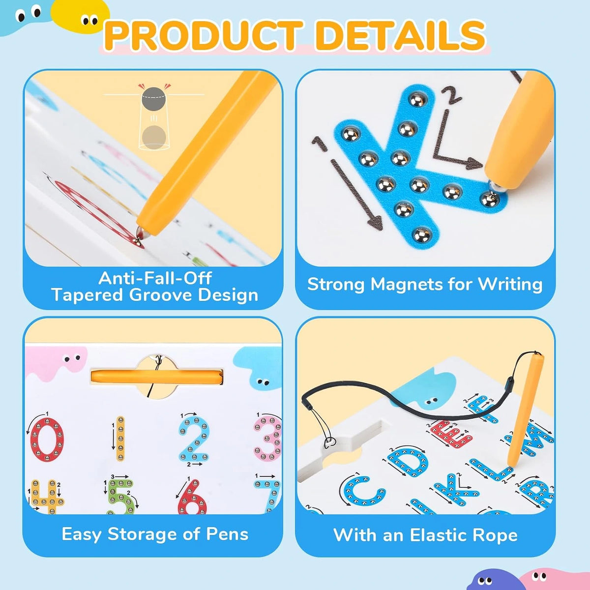 Magnetic Tracing Board Letter & Number