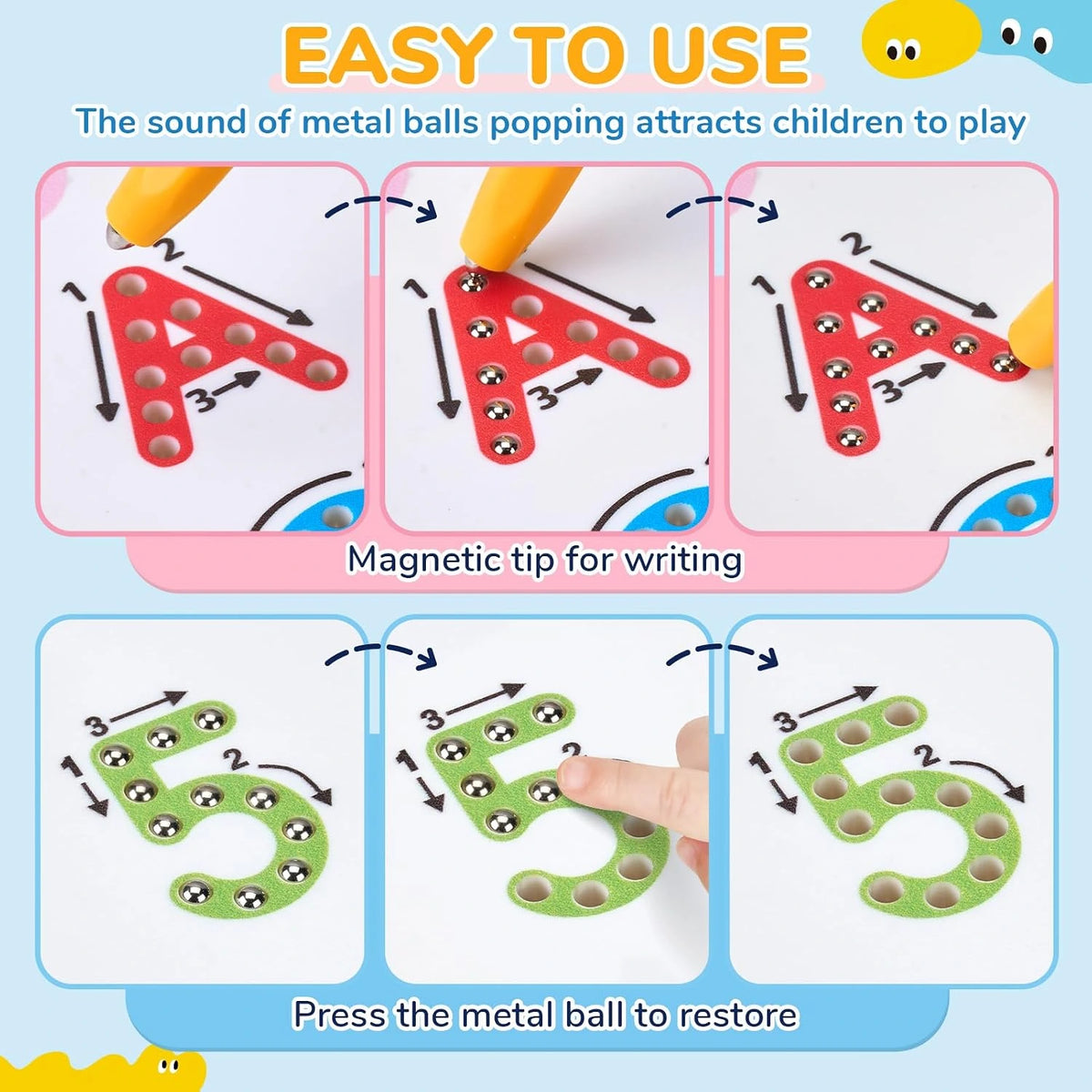 Magnetic Tracing Board Letter & Number