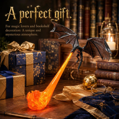 Dragon Breath Flame Night Light Decor