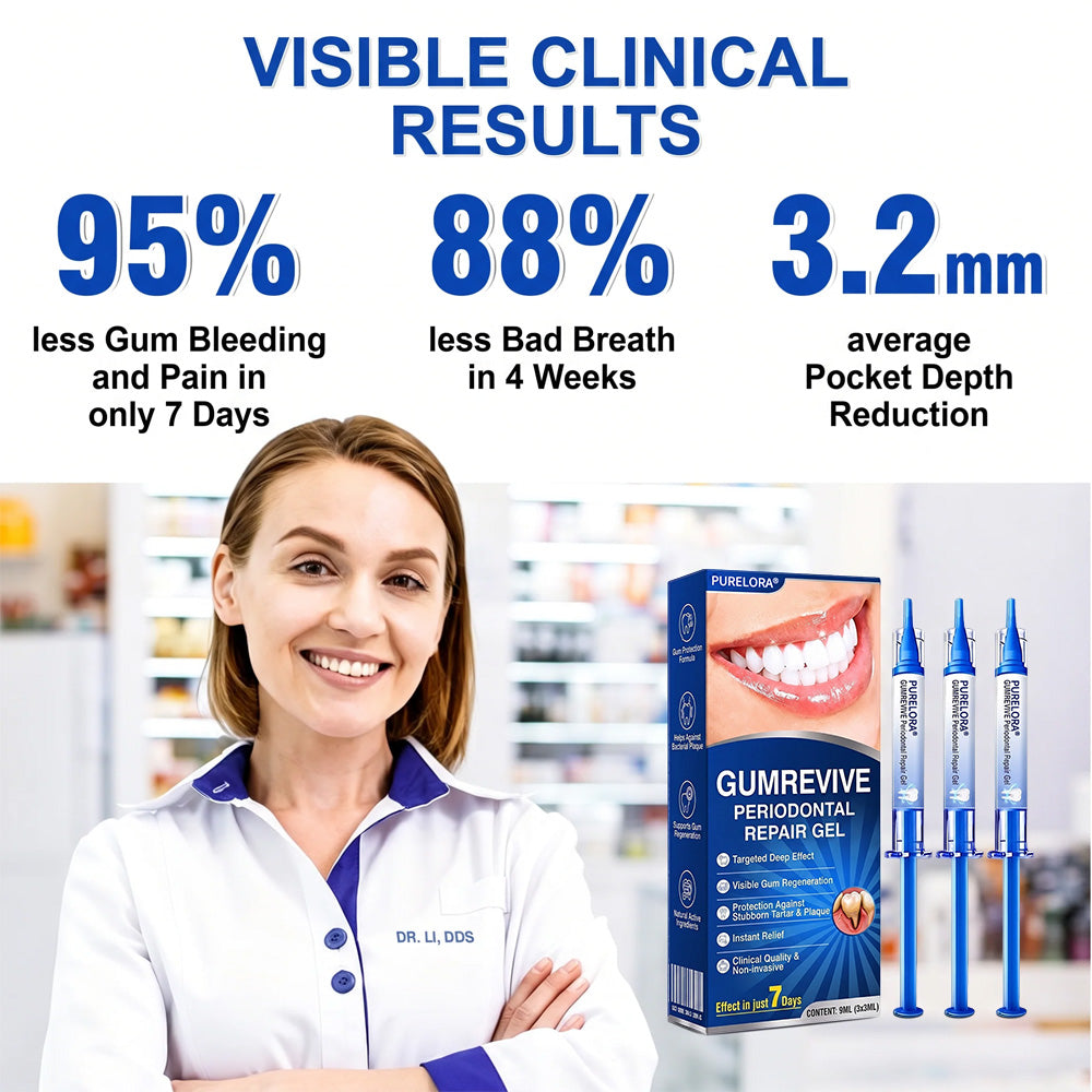 🦷𝑷𝒖𝒓𝒆𝒍𝒐𝒓𝒂® GumRevive periodontal repair gel