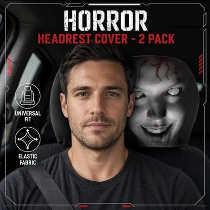 Horror Headrest Cover