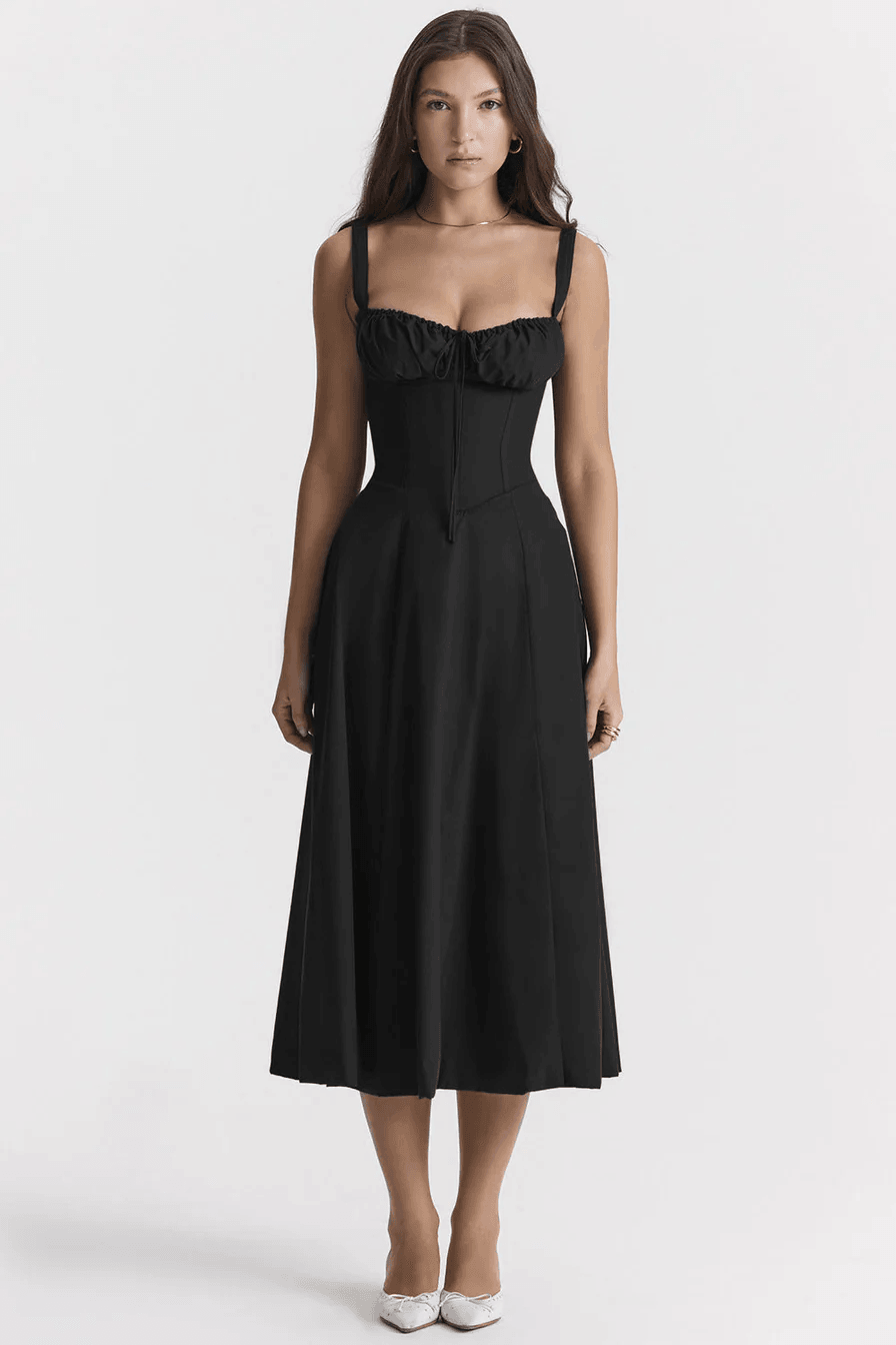 Women's Floral Strapless Summer Dress