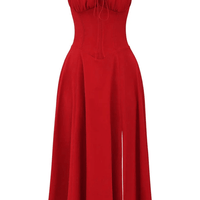 Women's Floral Strapless Summer Dress