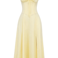 Women's Floral Strapless Summer Dress