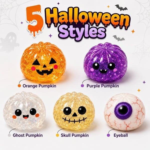 BooSquish™ Halloween Squishy Toys | Soft, Spooky & Squeezable