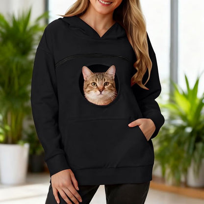 Pet Pouch Hoodie – Kangaroo Pocket for Small Dogs & Cats