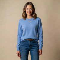 Women's Cashmere Style Crewneck Jumper