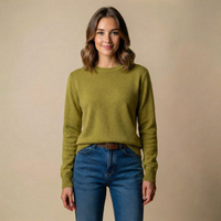 Women's Cashmere Style Crewneck Jumper