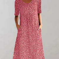 Women's V-Neck Casual Dress | 8 Colours and Sizes Up to 5XL