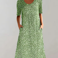 Women's V-Neck Casual Dress | 8 Colours and Sizes Up to 5XL