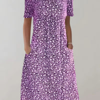 Women's V-Neck Casual Dress | 8 Colours and Sizes Up to 5XL