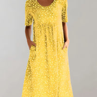 Women's V-Neck Casual Dress | 8 Colours and Sizes Up to 5XL