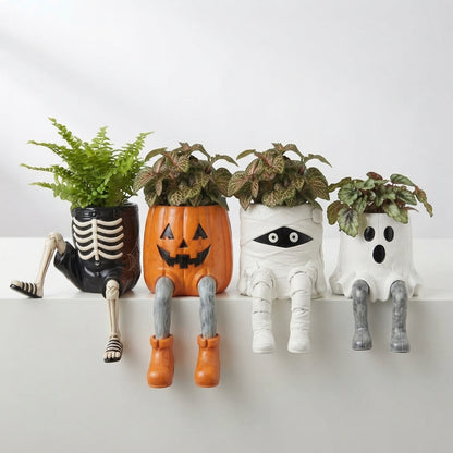 Unique Halloween Planters for Home & Garden