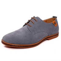 Men's Leather Style Lace-Up Shoes | Smart Casual Everyday Wear