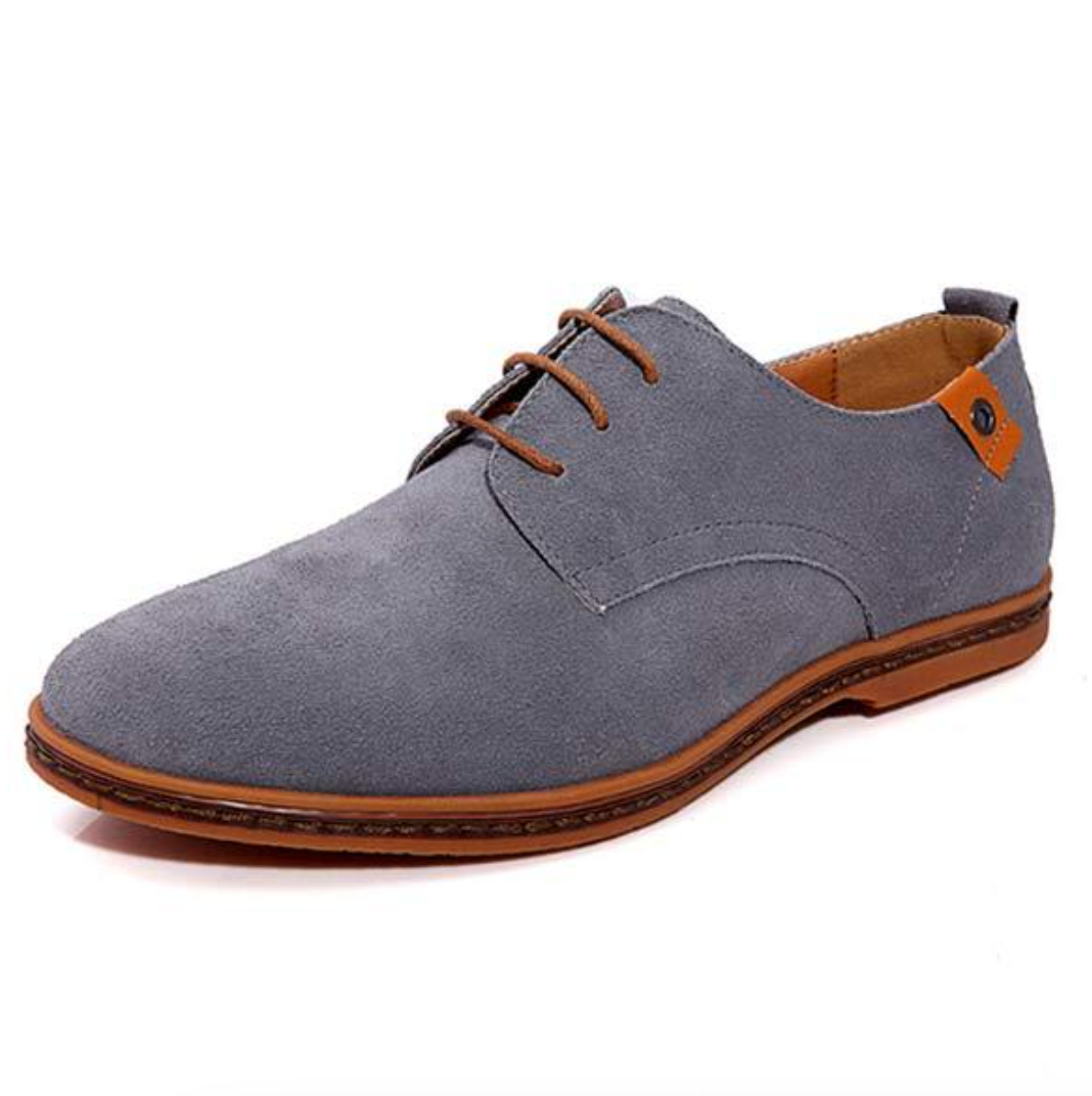 Men's Leather Style Lace-Up Shoes | Smart Casual Everyday Wear