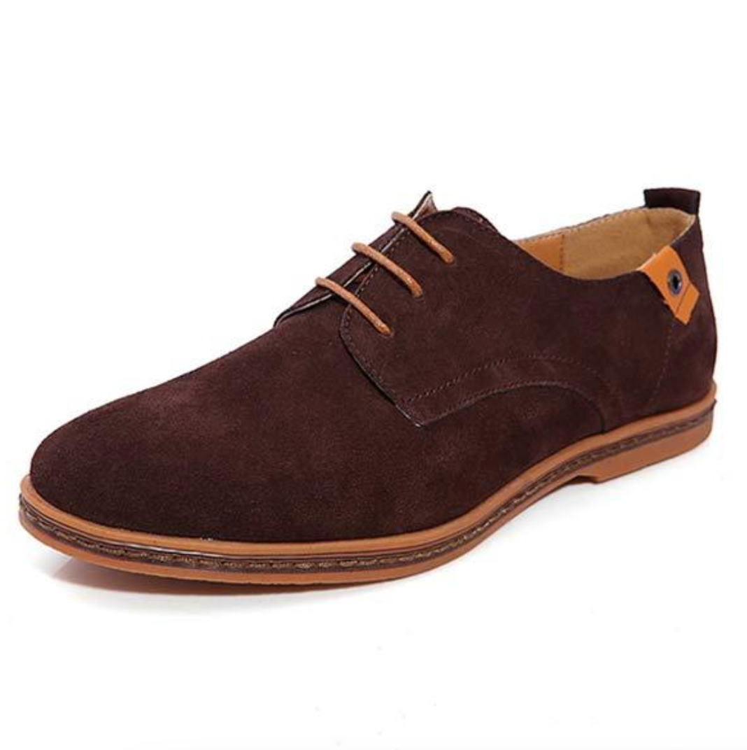 Men's Leather Style Lace-Up Shoes | Smart Casual Everyday Wear