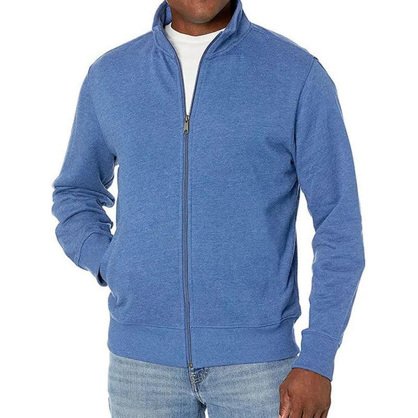 Men's Full-Zip Sweater Jacket/Blue
