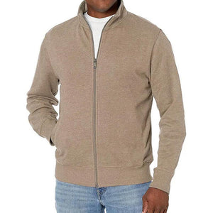 Men's Full-Zip Sweater Jacket/Brown