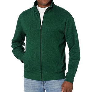 Men's Full-Zip Sweater Jacket/Green
