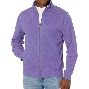 Men's Full-Zip Sweater Jacket/Purple