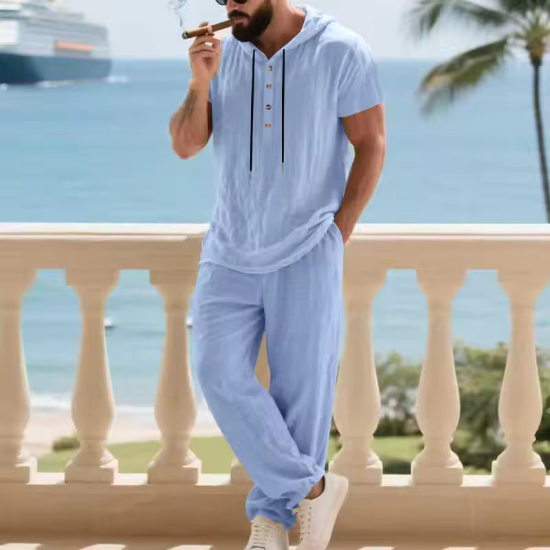Men's Hooded Two-Piece Set