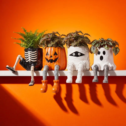 Unique Halloween Planters for Home & Garden