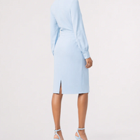 Women's Elegant Ruched Midi Dress | Flattering Summer Style