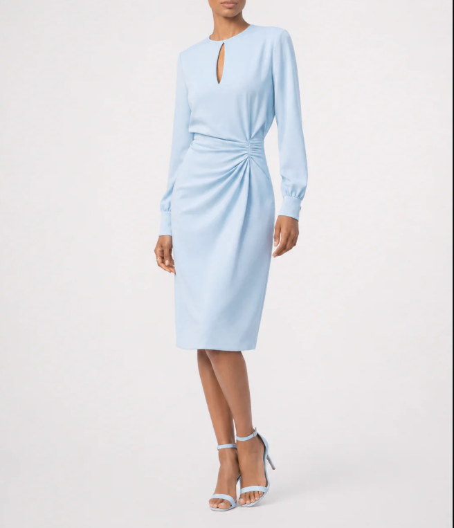 Women's Elegant Ruched Midi Dress | Flattering Summer Style