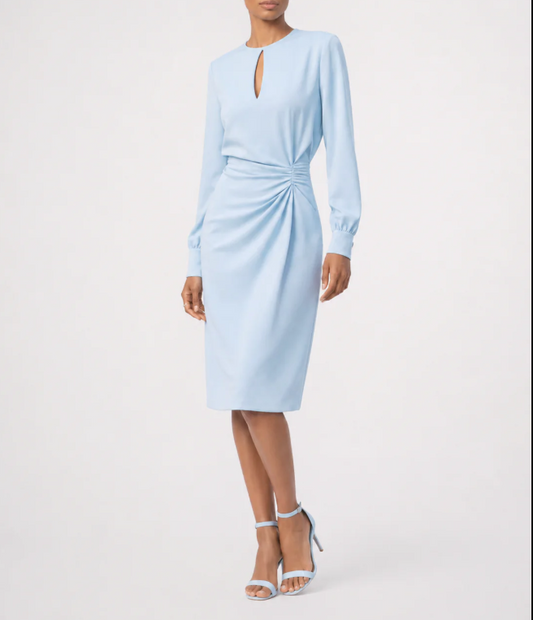 Women's Elegant Ruched Midi Dress | Flattering Summer Style
