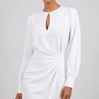 Women's Elegant Ruched Midi Dress | Flattering Summer Style