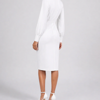 Women's Elegant Ruched Midi Dress | Flattering Summer Style