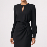 Women's Elegant Ruched Midi Dress | Flattering Summer Style