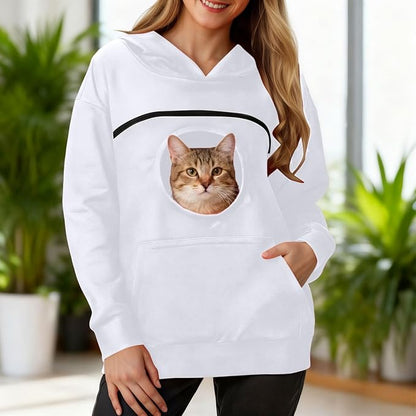Pet Pouch Hoodie – Kangaroo Pocket for Small Dogs & Cats