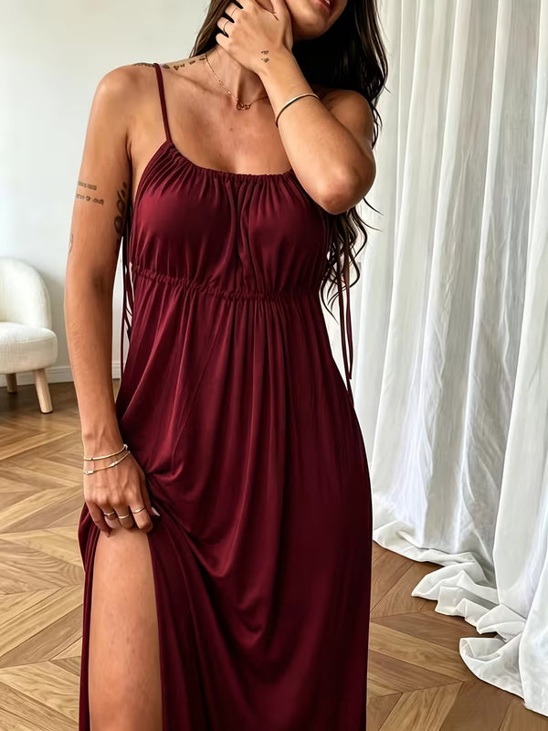Women_s_Backless_Camisole_Maxi_Dress_Relaxed_Lounge_Vacation_Style_Deep Red