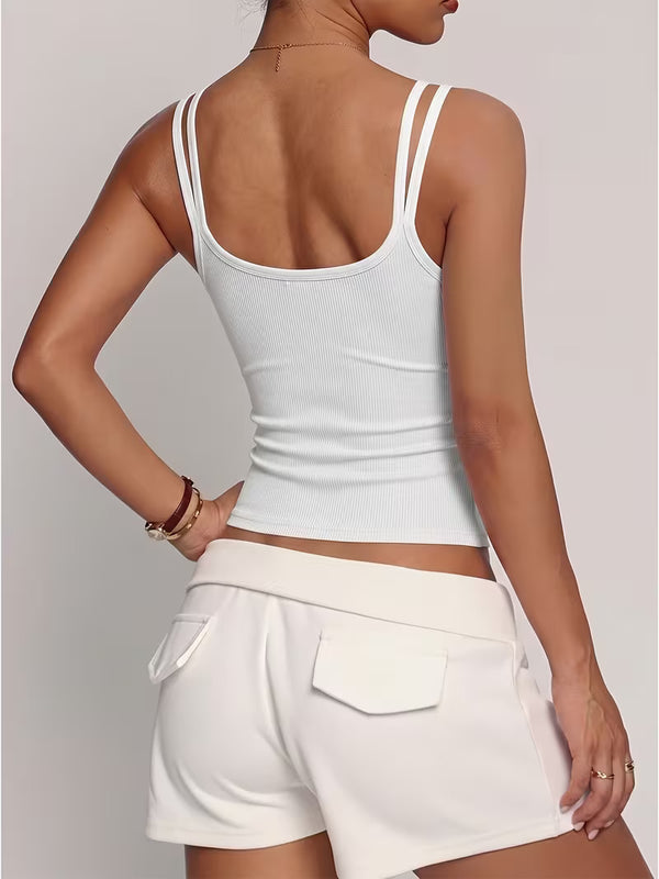 Women's Sculpt Fit Ribbed Tank | Versatile Sleeveless Top